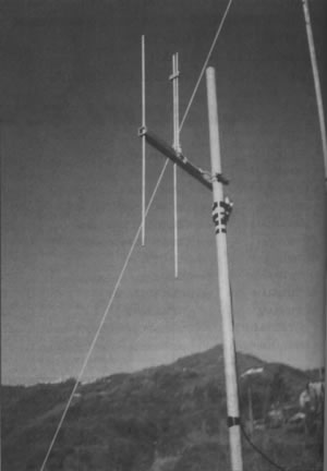 Antenna yagi due elementi VHF